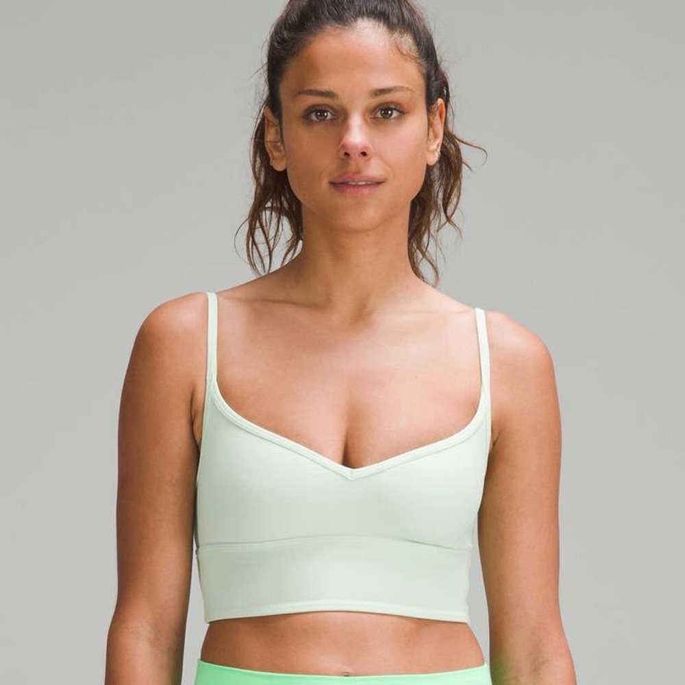 Kohlrabi green lululemon sweetheart bra
